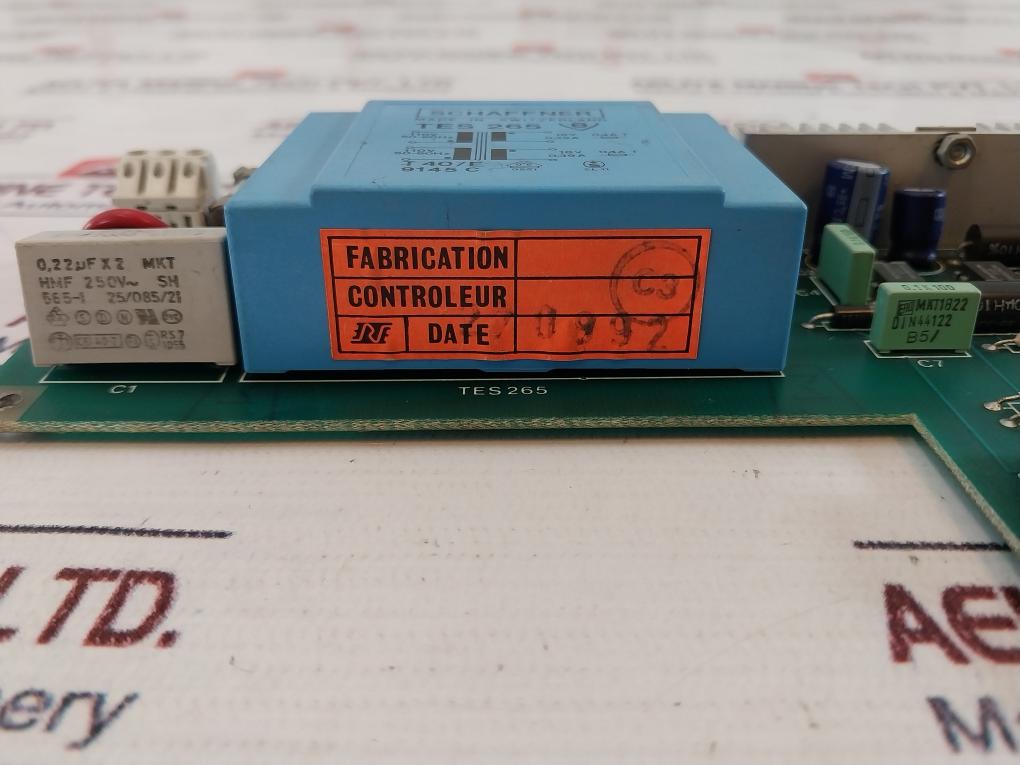 Schaffner Tes 265 Printed Circuit Board Pcb Module 110V 50-60Hz 18V 0.39A