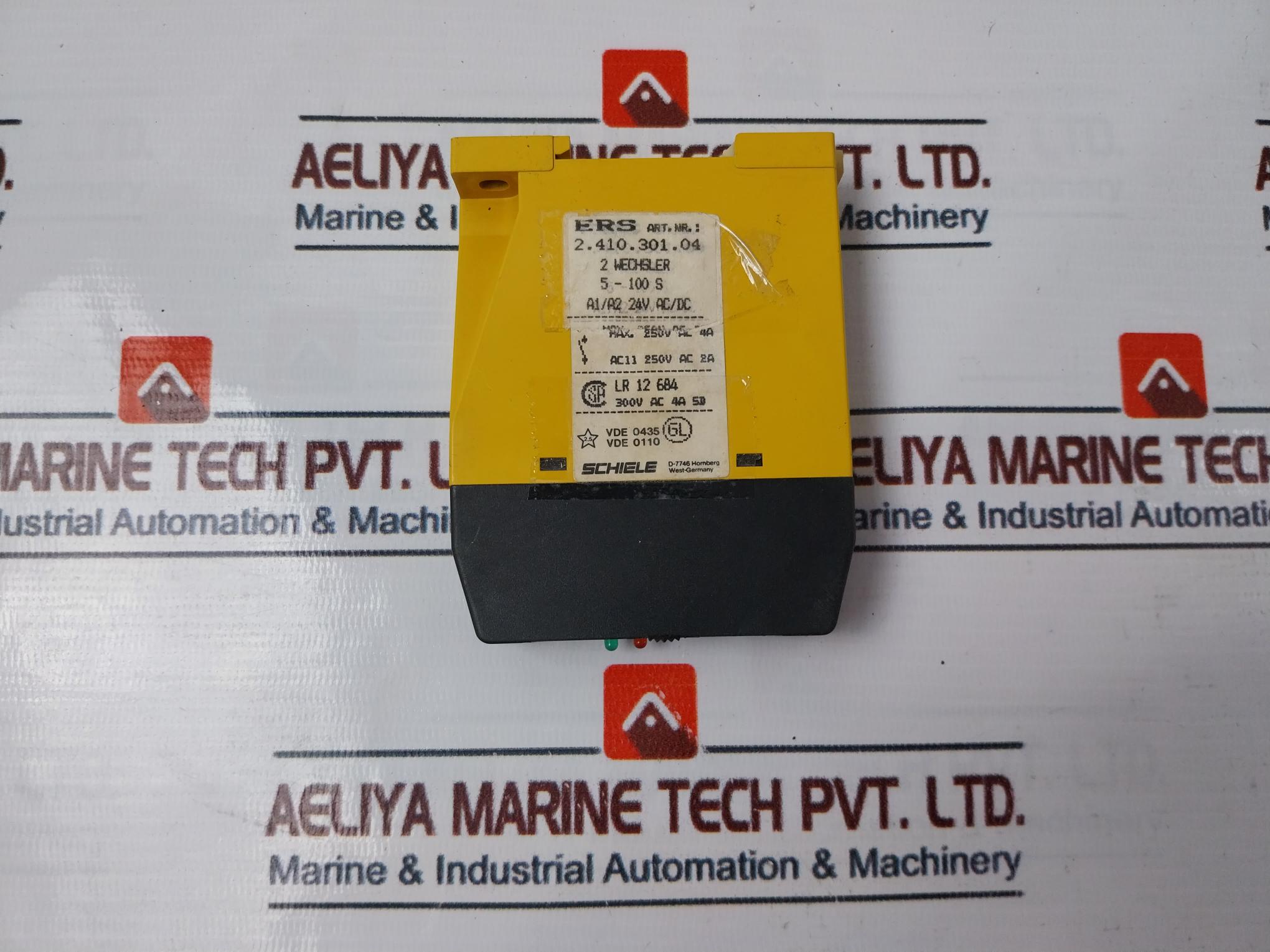 Schiele 2.410.301.04 Relay 5-100 S A1/A2 24V Ac/Dc