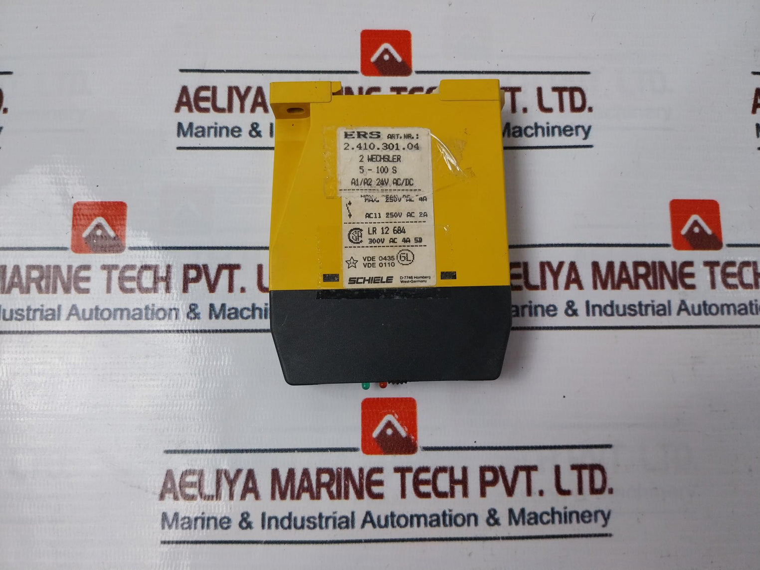 Schiele 2.410.301.04 Relay 5-100 S A1/A2 24V Ac/Dc