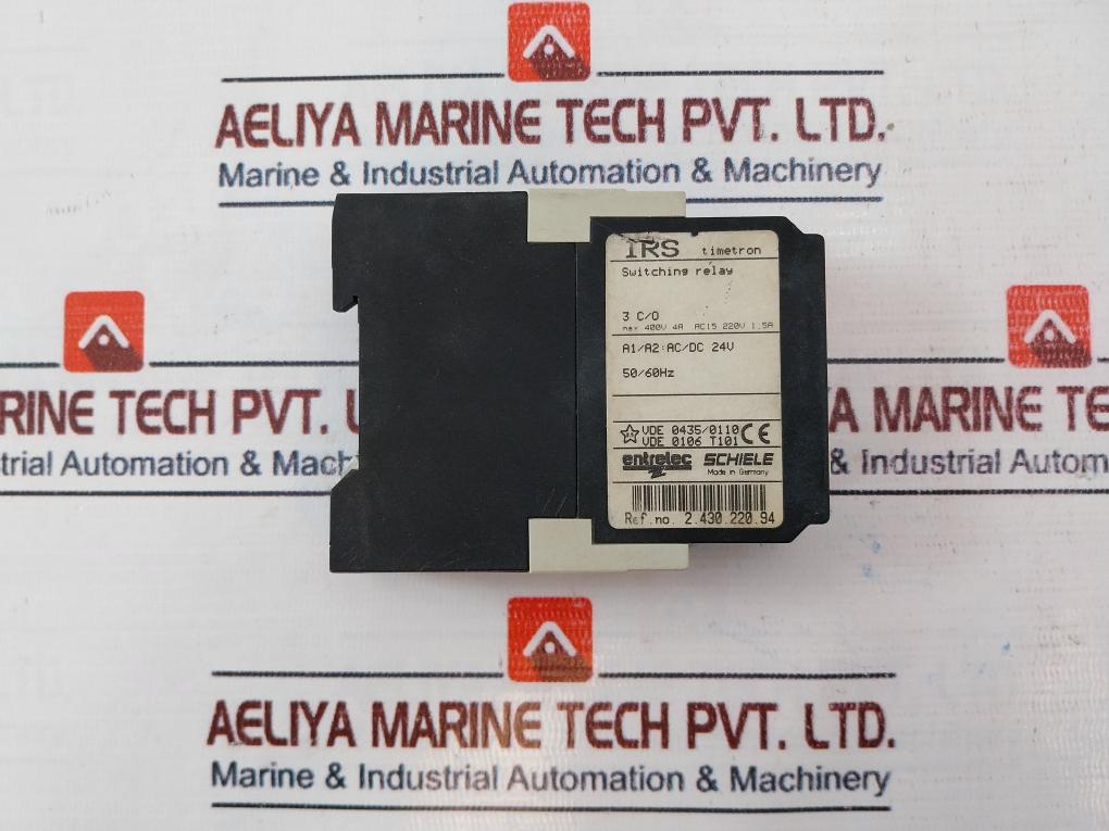 Schiele 2.430.220.94 Switching Relay 24VDC 50/60Hz