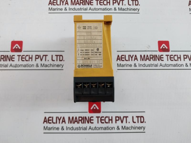 Schiele Ern Time Relay 220-240V Ac 4A Sd 0,5-10S Vde 0435