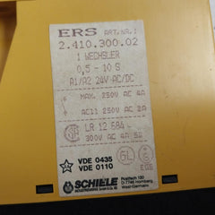 Schiele Ers Time Delay Relay 250V Ac 2A