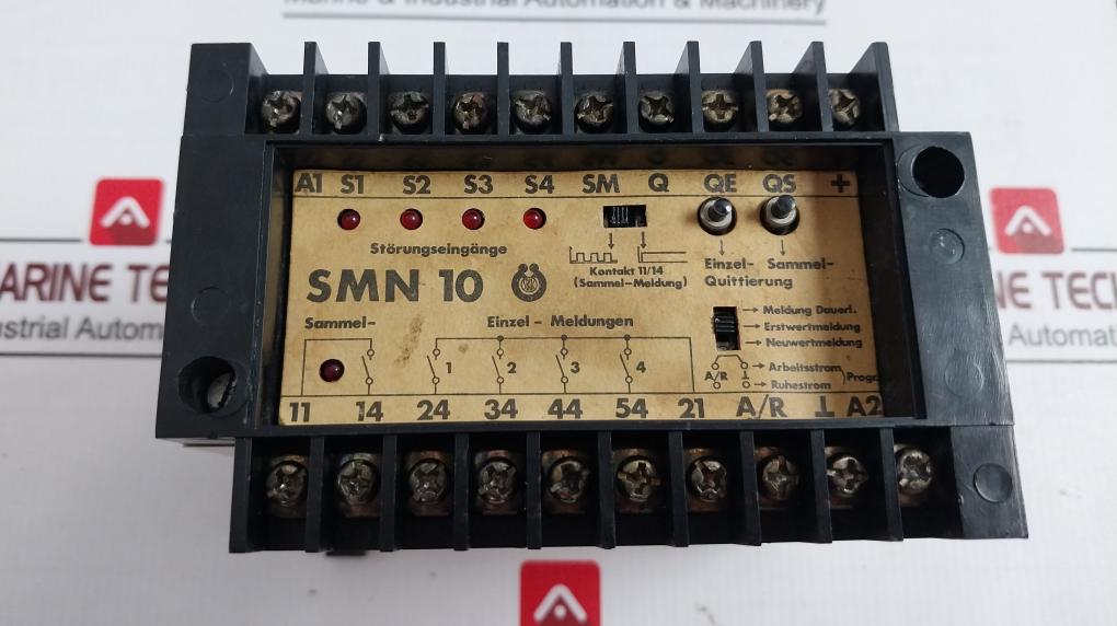 Schiele Smn 10 Safety Relay Module 110-220V 250V / 4A