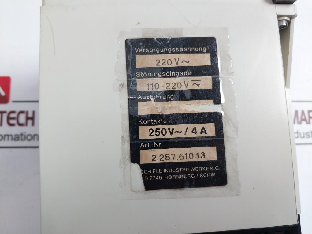 Schiele Smn 10 Safety Relay Module 110-220V 250V / 4A