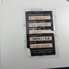 Schiele Smn 10 Safety Relay Module 110-220V 250V / 4A