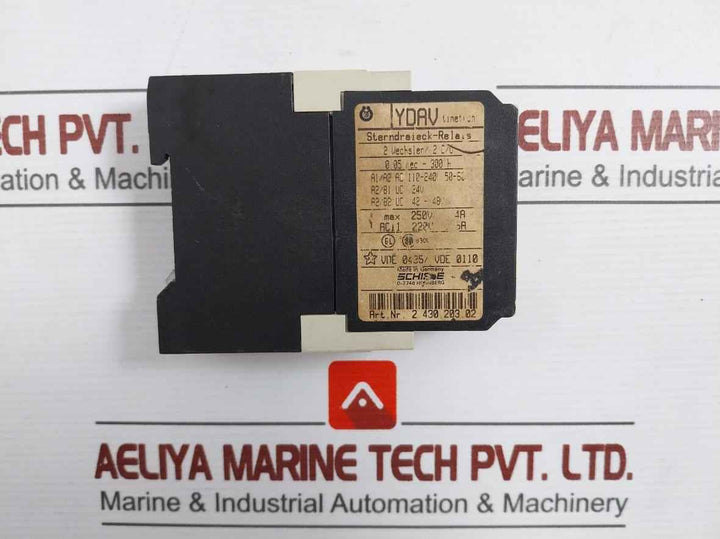 Schiele Ydav Timetron Star-delta Timer Ac11 220V 1,5A