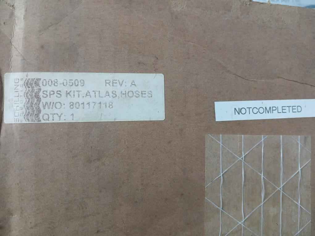 Schilling Robotics 008-0509 Hoses Sps Kit 006-2613-12 Rev A 0350277 (Incomplete)