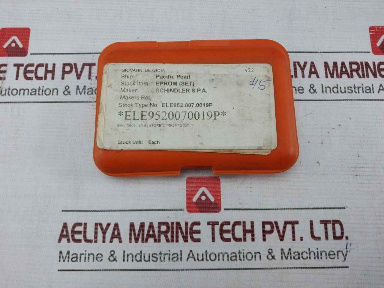 Schindler 310100-0019 Eprom-erasable Programmable Read-only Memory Set V5.2