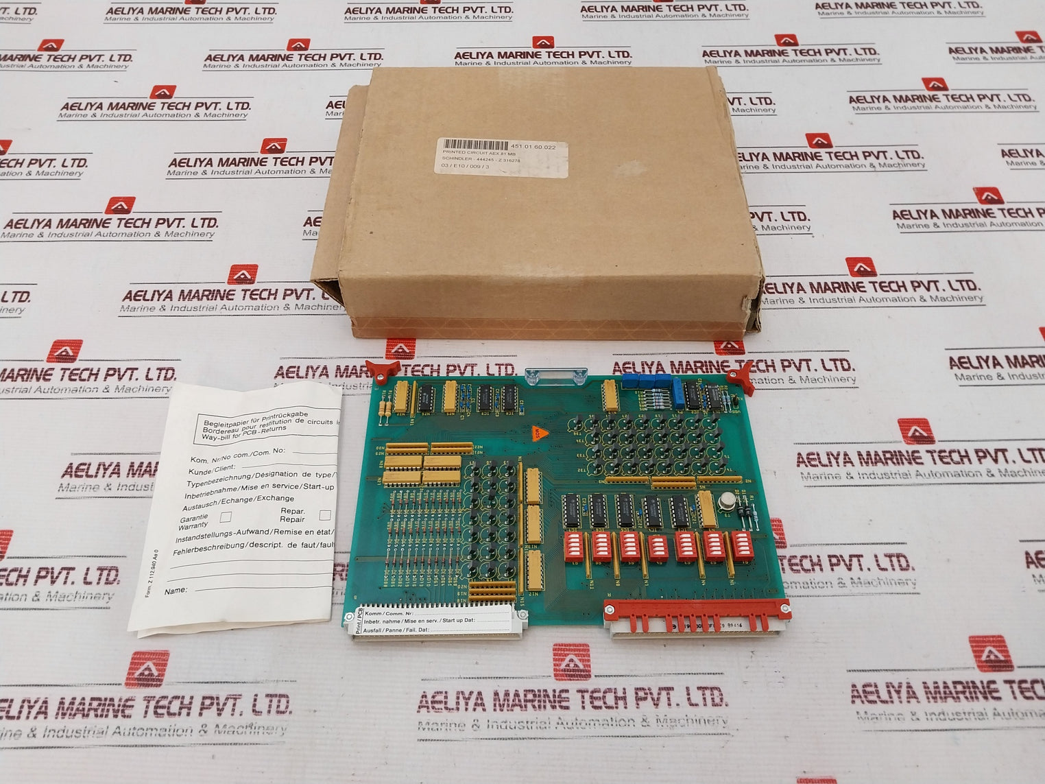 Schindler Aex 81.Mb Printed Circuit Board 444245