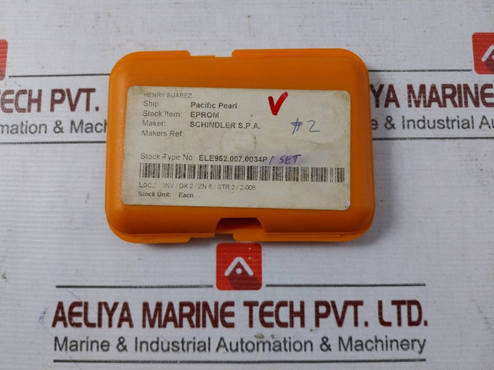 Schindler Eprom Set 592337 V1.0 L2532Hs/8251004