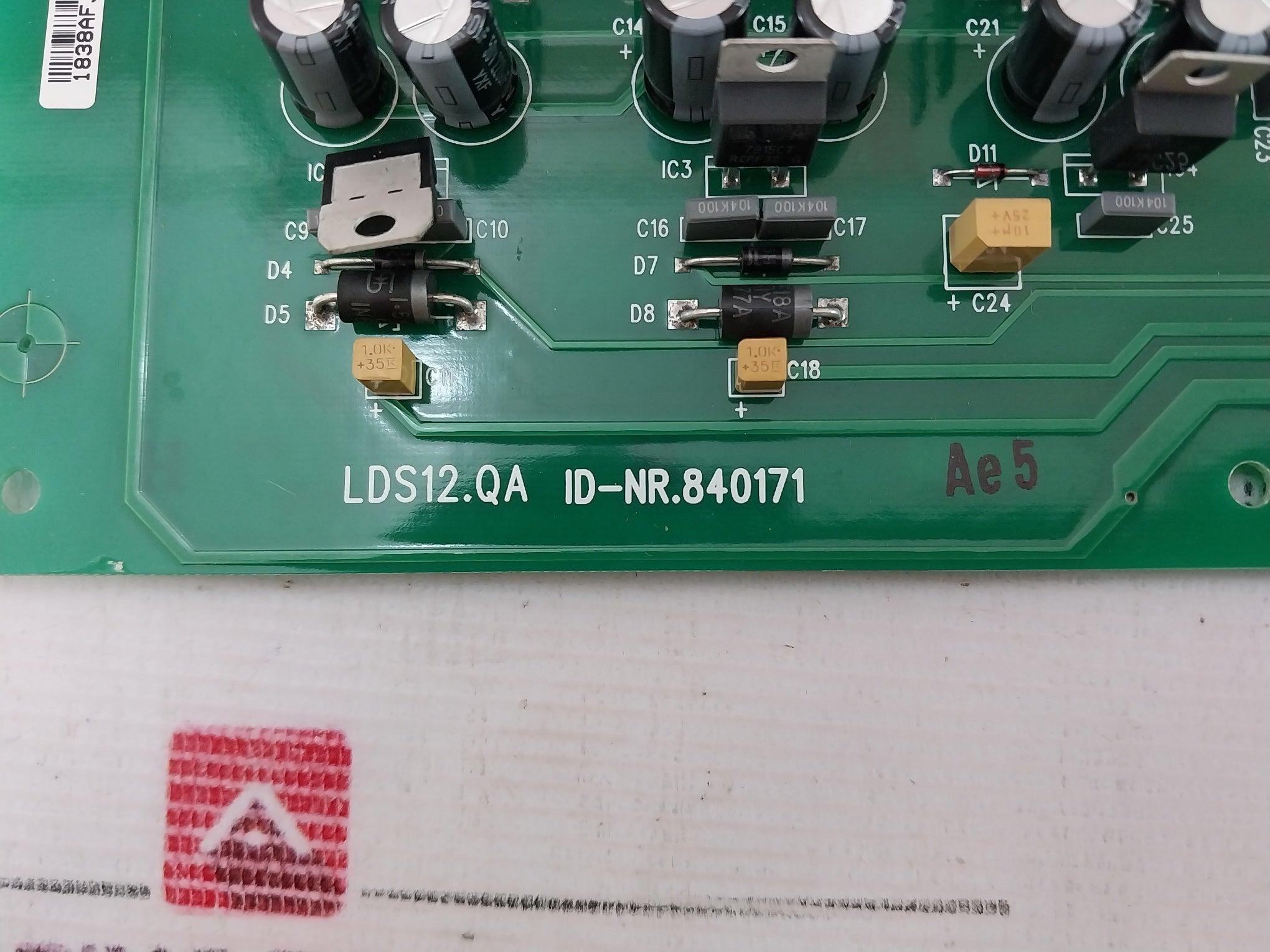 Schindler Lds12.Qa Printed Circuit Board Y866B2220