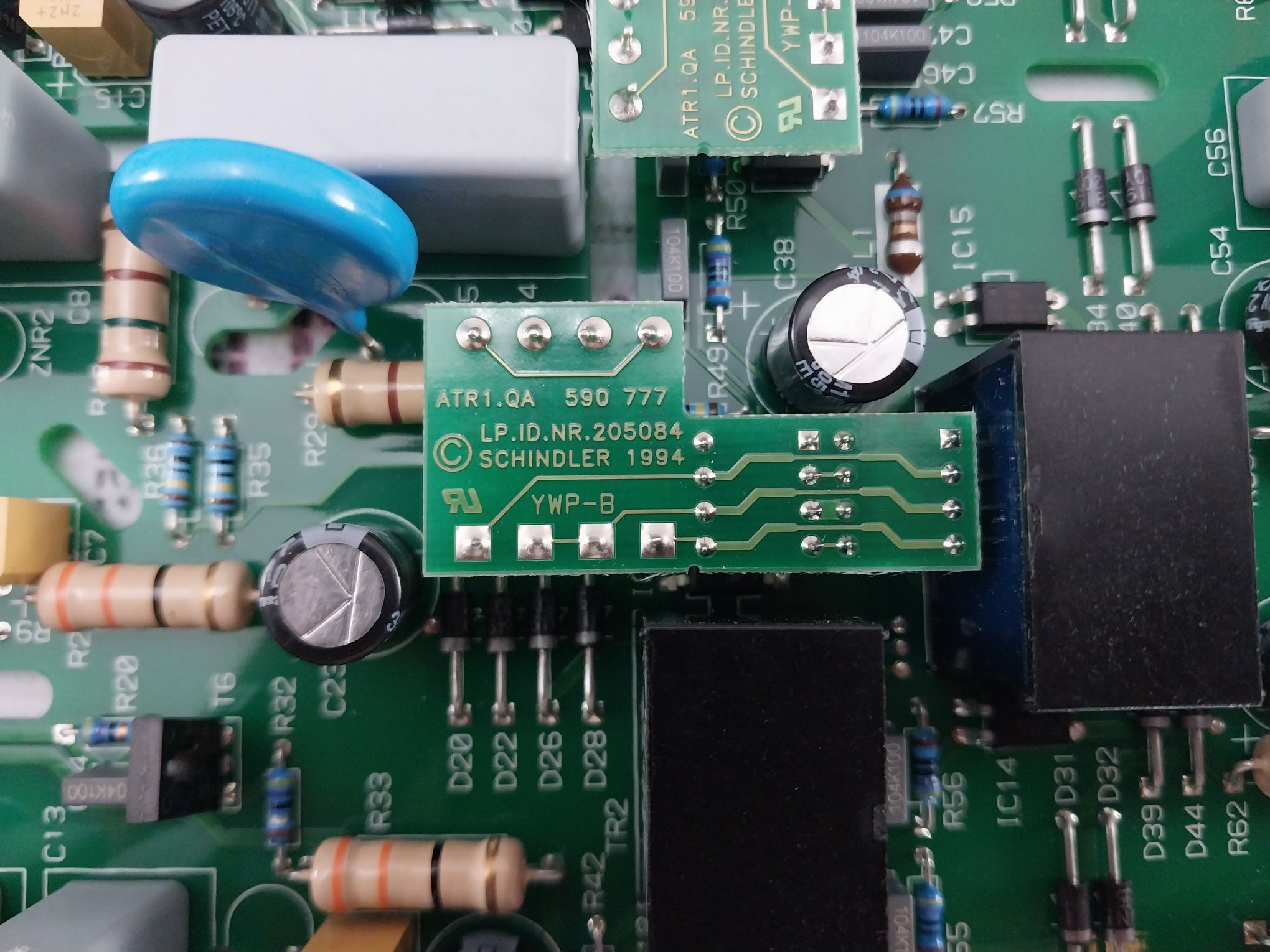 Schindler Tas12.Qa Circuit Board 94V