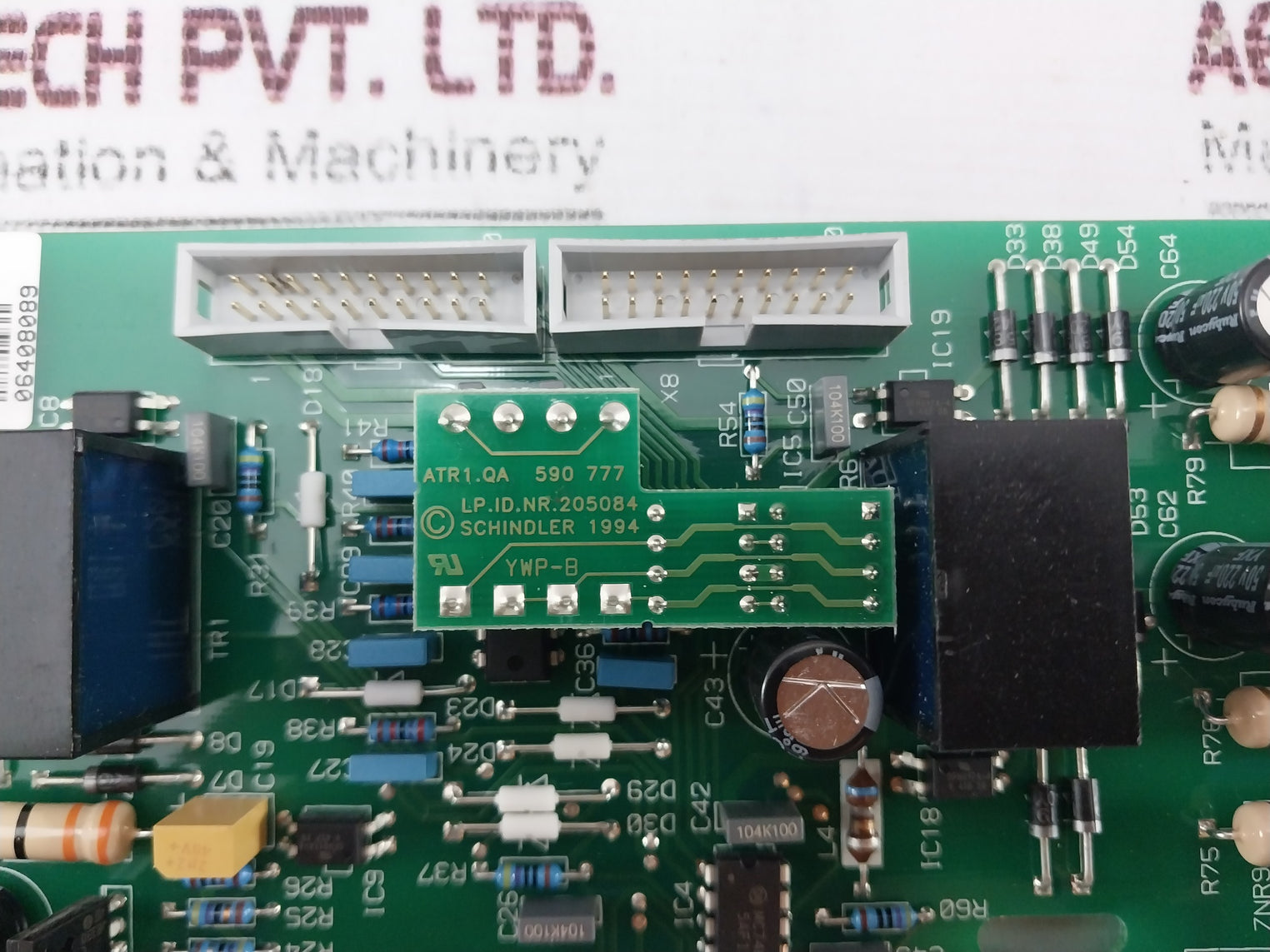 Schindler Tas12.Qa Circuit Board 94V