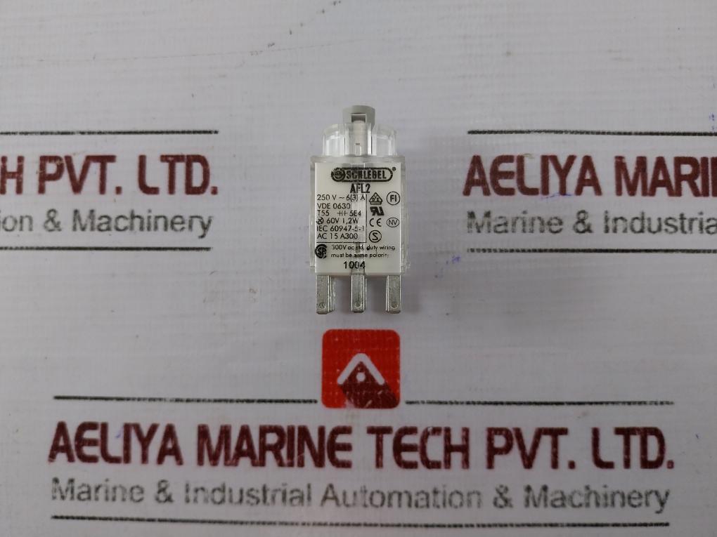 Schlegel Afl2 Contact Block 250v~ 6(3)a Vde 0630 Ac 15 A300