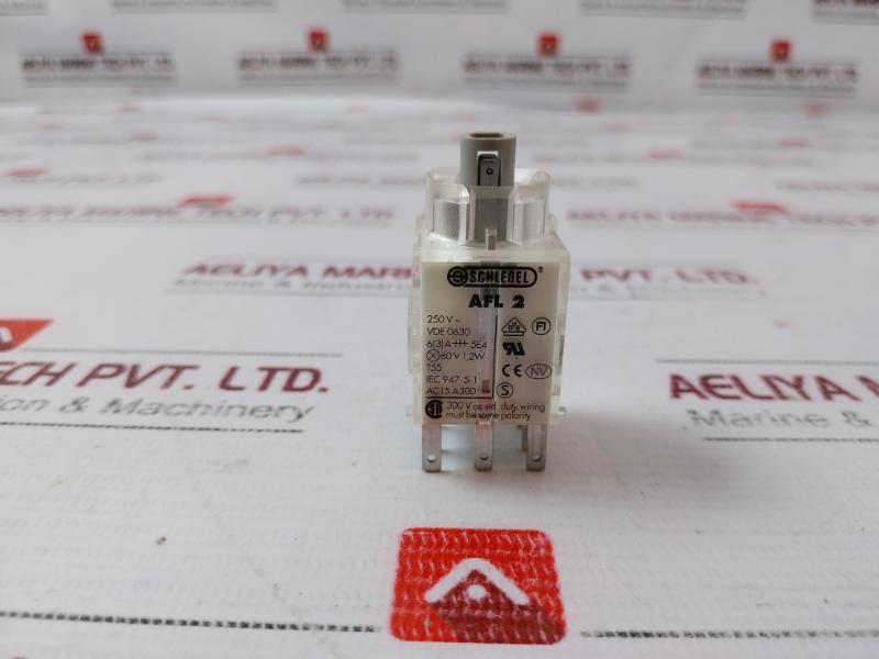 Schlegel Afl2 Contact Block – 6 Mm – Maintained Ac15A300