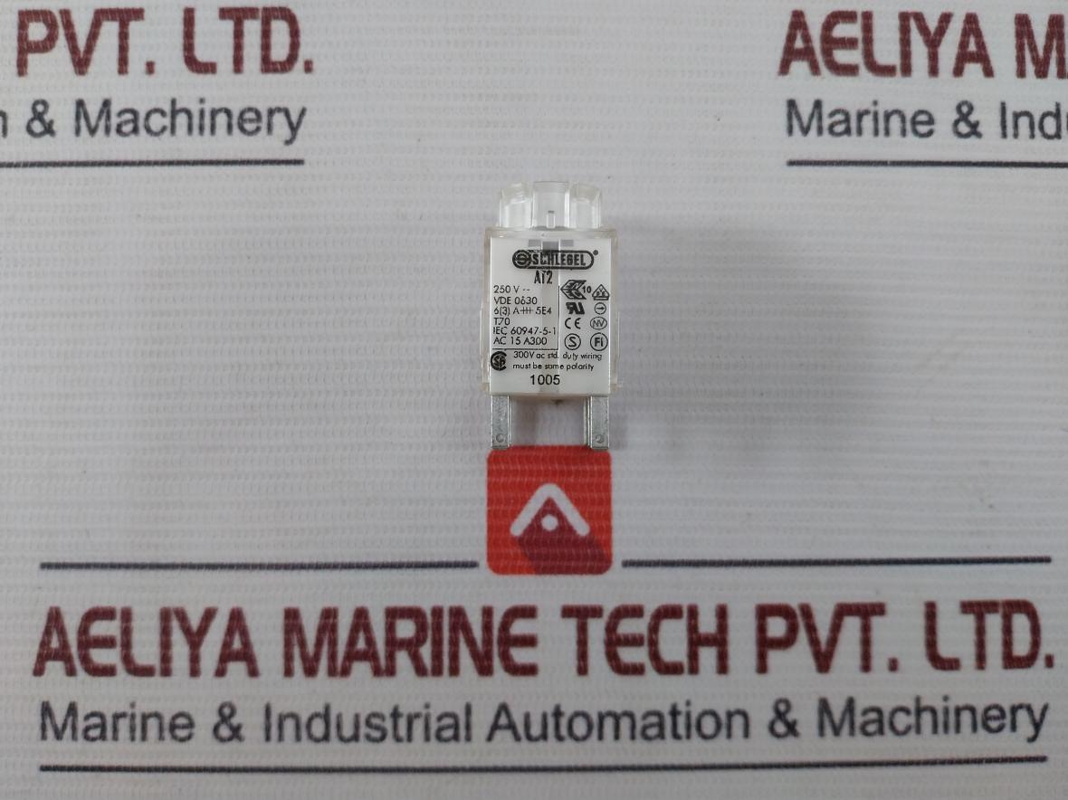 Schlegel At2 Contact Block Vde 0630 250 V 300V Ac