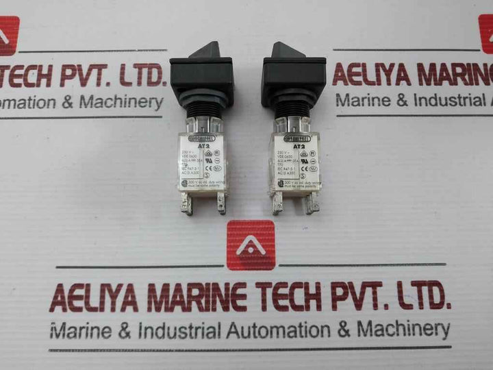 Schlegel At2 Contact Block & Selector Switch Assy Iec 947-5-1 250 V