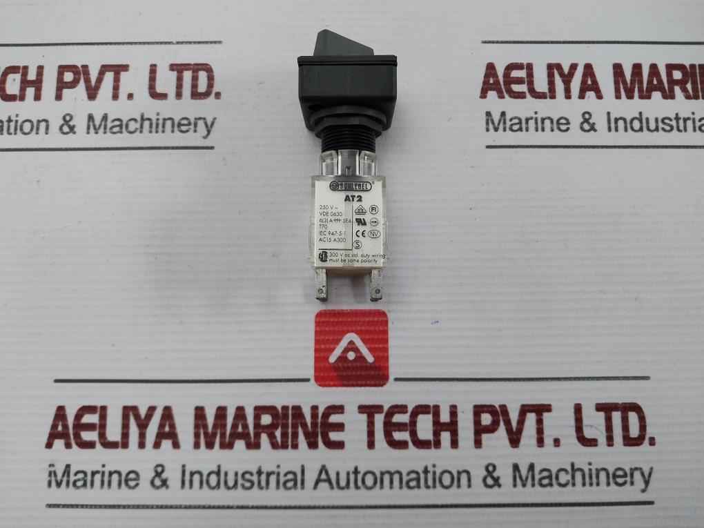 Schlegel At2 Contact Block &amp; Selector Switch Assy Iec 947-5-1 250 V