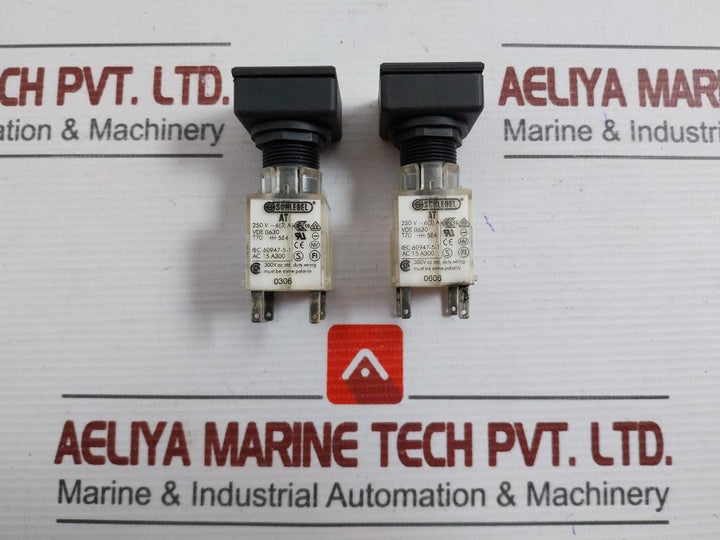 Schlegel At Contact Block With Push Button Ac 15 A300