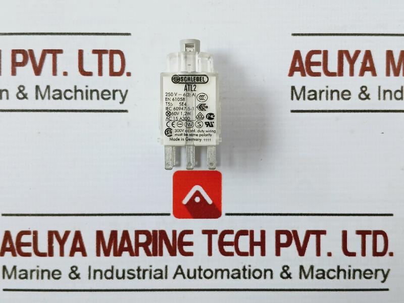 Schlegel Atl2 Button Switch Terminal Contact Module 60V 1.2W Iec 60947-5-1
