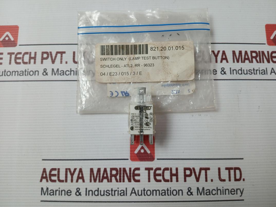 Schlegel Atl2 Illuminated Pushbutton Contactor 250V Ac 60V 1.2W