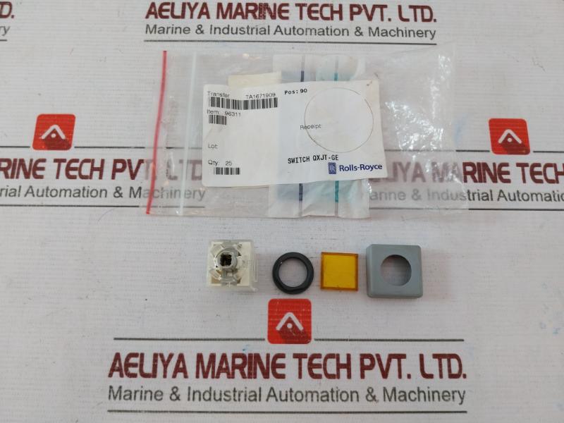 Schlegel Qxjt-ge Switch W/Light Atl 250V 6A 300Vac Vde Iec 60947-5-1