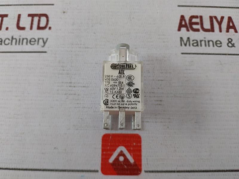 Schlegel Qxjt-ge Switch W/Light Atl 250V 6A 300Vac Vde Iec 60947-5-1