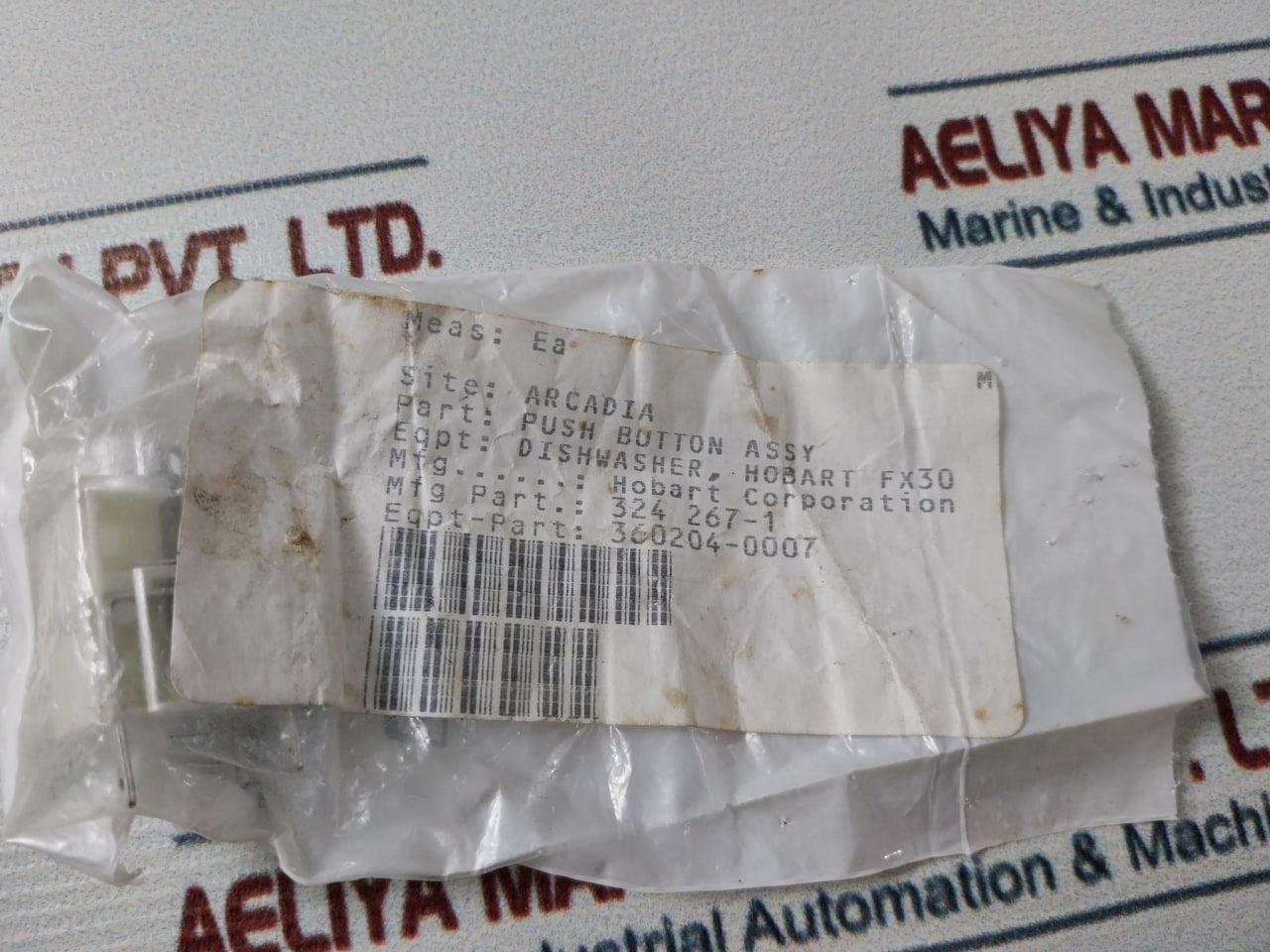 Schlegel Vde 0630 Push Button Assy 324267-1