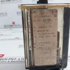 Schleicher Dpt 11G-105 Digital Time Relay 250V- 6A 40–60 Hz 500W