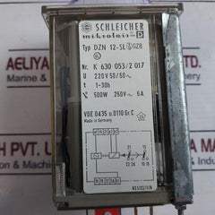 Schleicher Dzn 12-sl Time Relay 500W 250V~ 6A