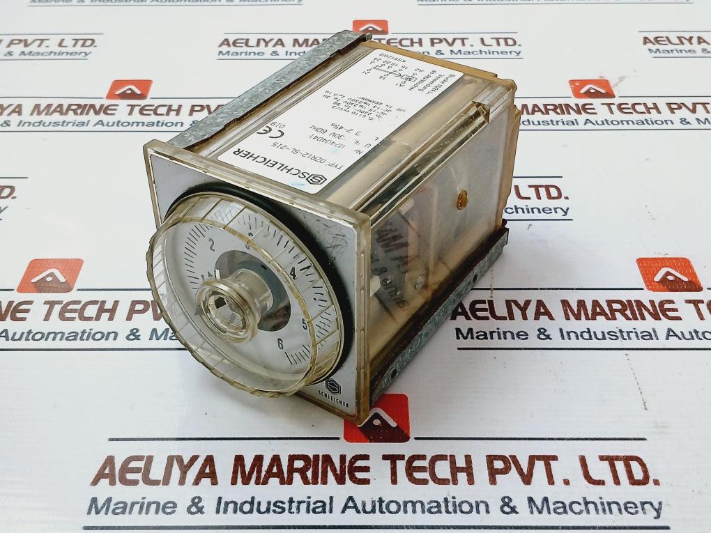 Schleicher Dzr 12-sl-215 Timing Relay, Ks5120/2, Ac 230v, 60hz