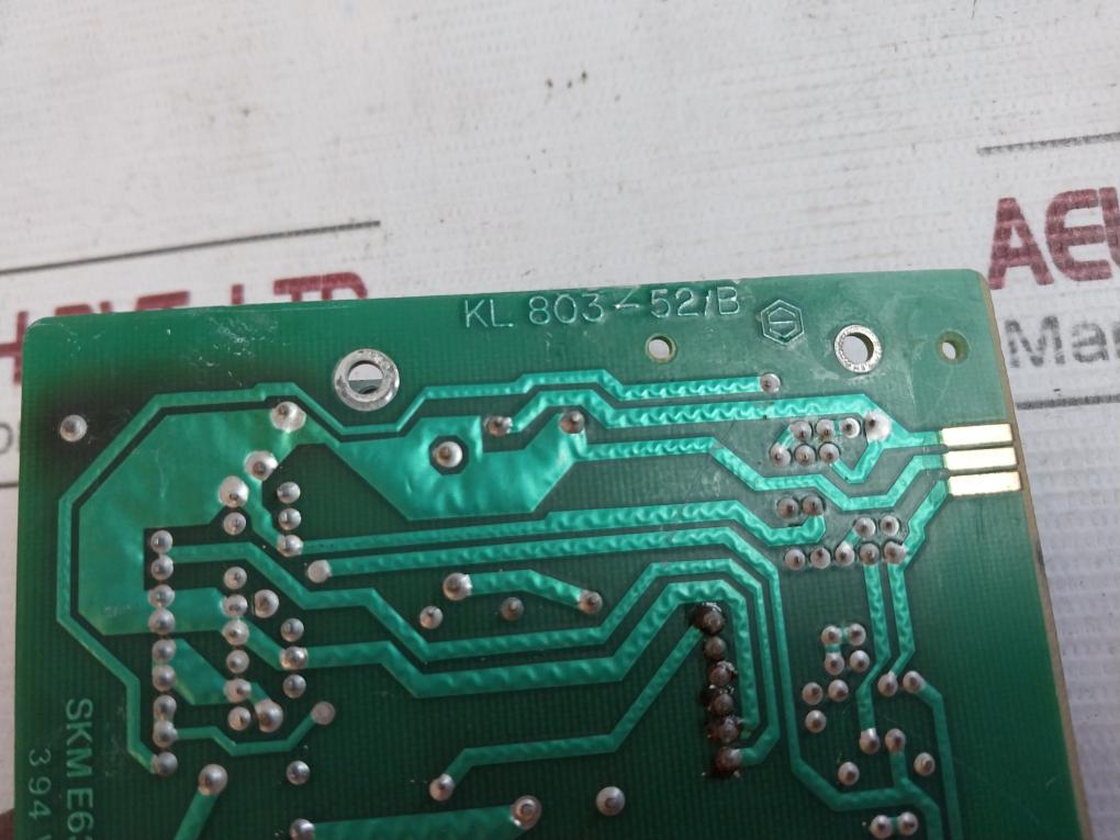 Schleicher Kl 803-52/B Printed Circuit Board Skm E63061
