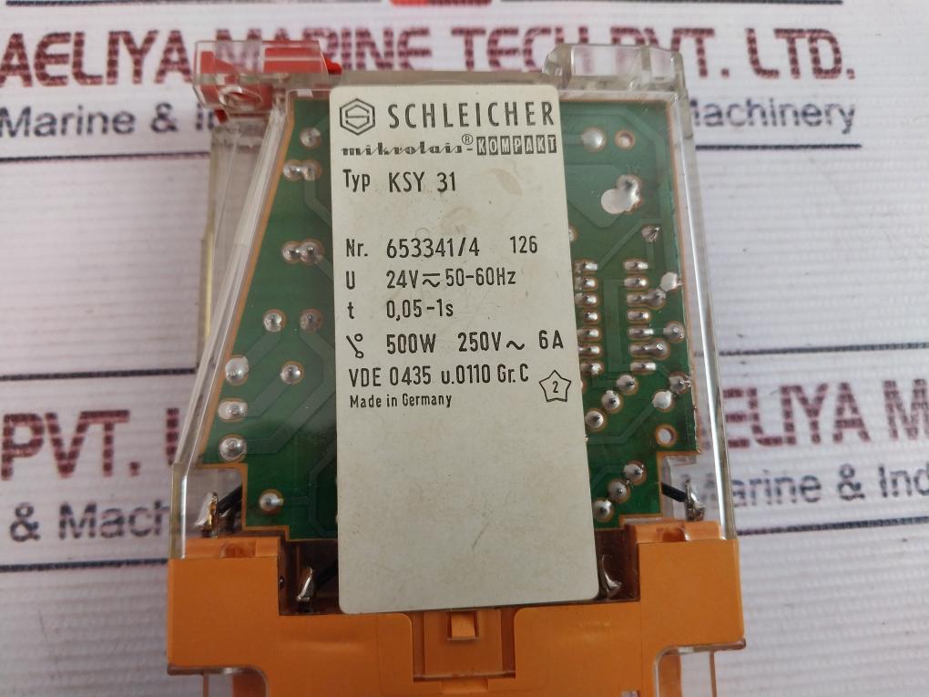 Schleicher Ksy 31 Time Relay 653341/4 126