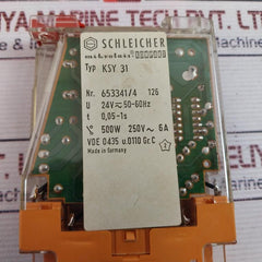 Schleicher Ksy 31 Time Relay 653341/4 126