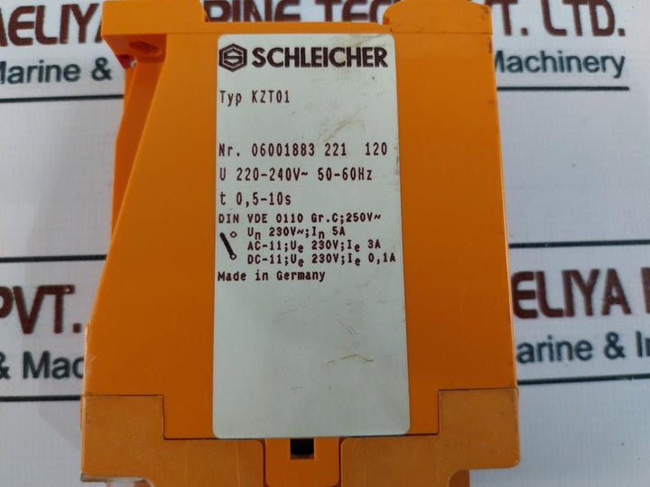 Schleicher Kzt01 Time Relay 220-240V~ 0,5-10S 50-60Hz
