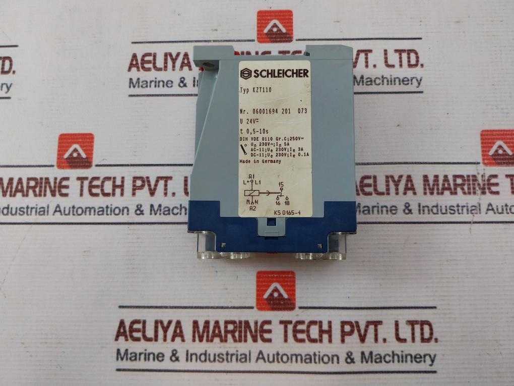 Schleicher Kzt 110 Time Relay 0.5-10S