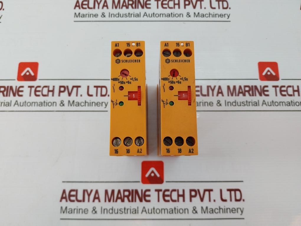 Schleicher Kzt 710 K Time Relay 24V 50-60Hz 500W 250V 6A Ks0194/2