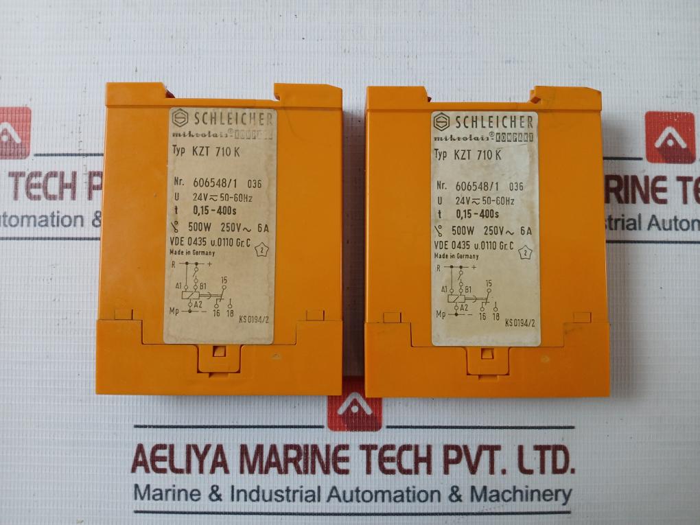 Schleicher Kzt 710 K Time Relay 24V 6A 500W