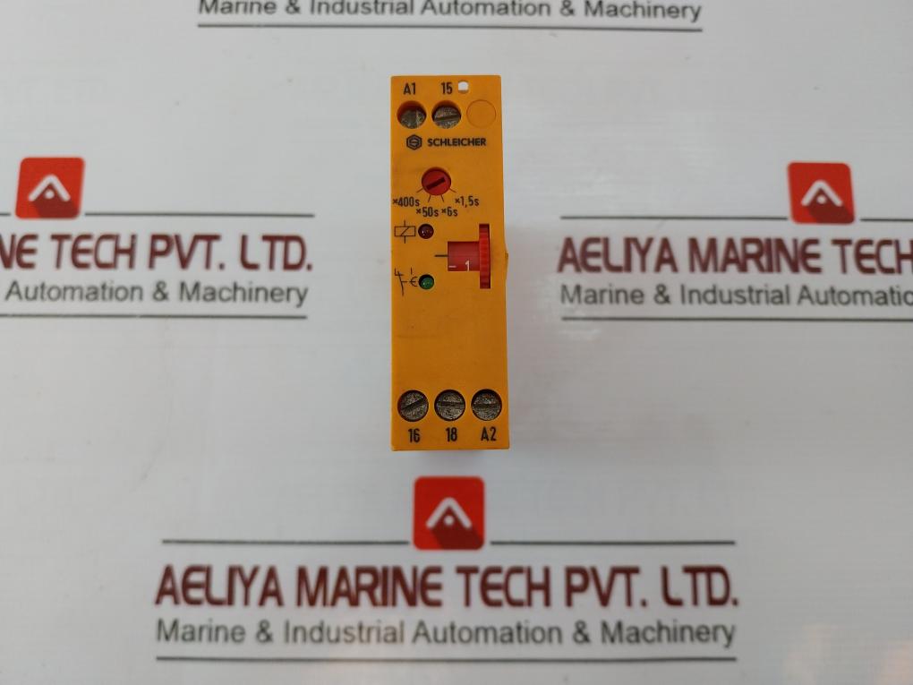 Schleicher Kzt 71 K Time Delay Relay 06000772-368 040 24V 50-60Hz Ks0080/2