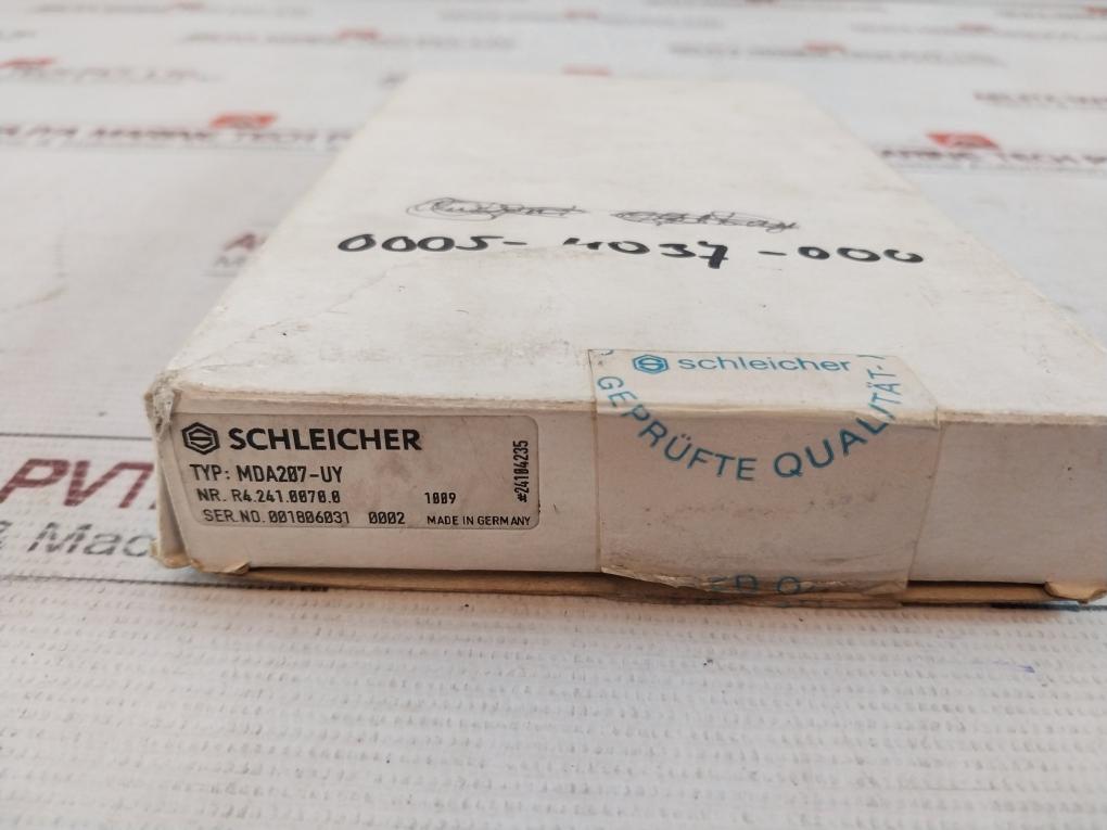 Schleicher Mda207-uy Printed Circuit Board 94V-0 1009 4.02.200.207/B