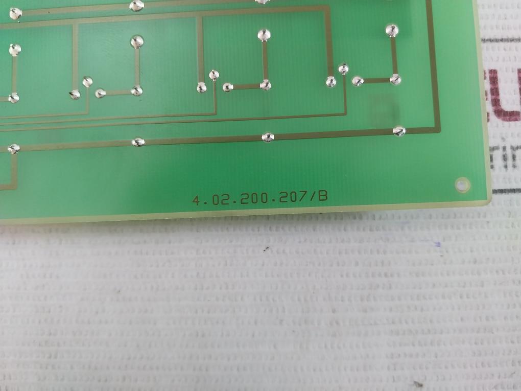 Schleicher Mda207-uy Printed Circuit Board 94V-0 1009 4.02.200.207/B