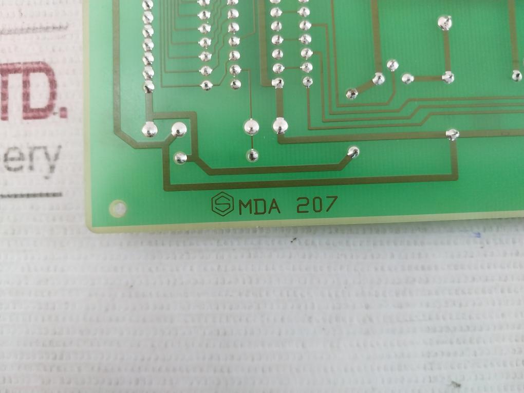 Schleicher Mda207-uy Printed Circuit Board 94V-0 1009 4.02.200.207/B