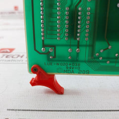 Schleicher Mda 209 Printed Circuit Board Lue-w020+038 94V