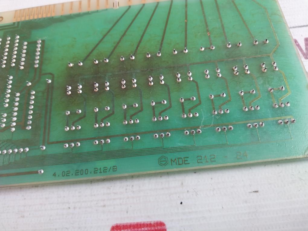 Schleicher Mde 212-24 Printed Circuit Board 4.02.200.212/B