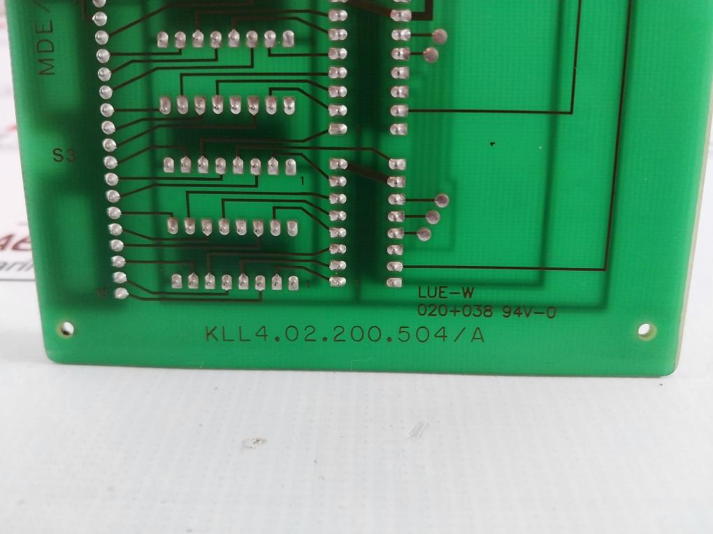 Schleicher Mde/A504 Input And Output Module Klb4.02.200.504/A 94V
