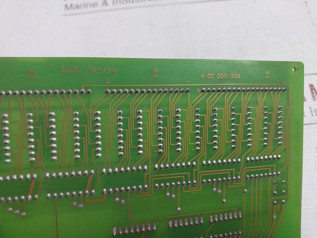 Schleicher Mde/A504 Printed Circuit Board 4.02.200.504 Kll4.02.200.504/A