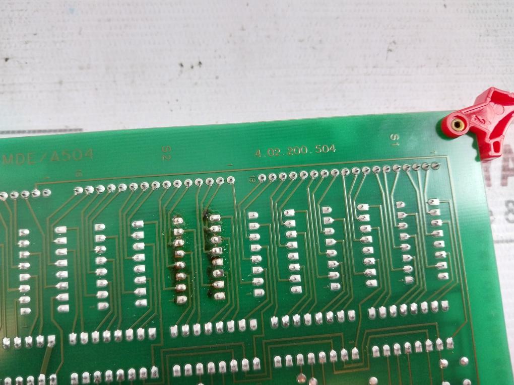 Schleicher Mde/A504 Printed Circuit Board 94V-0 4.02.200.504 Lue-w 020+038