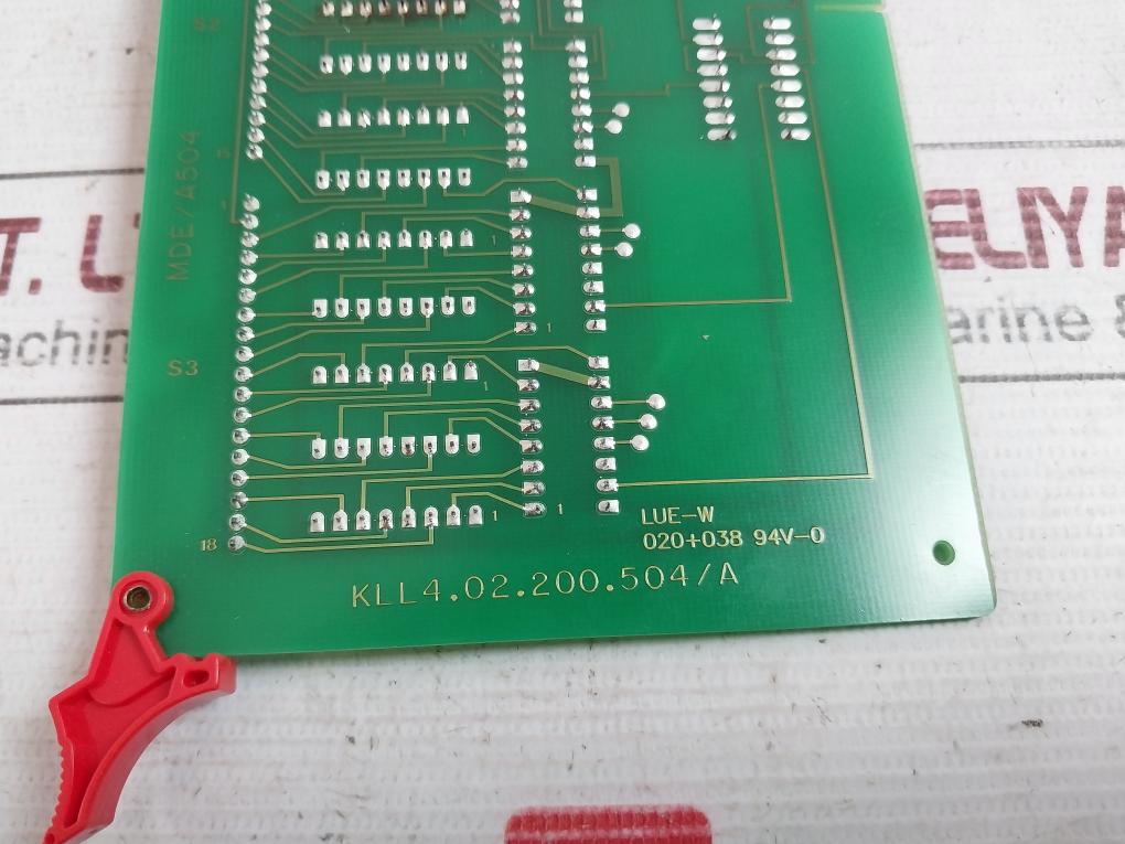 Schleicher Mde/A504 Printed Circuit Board 94V-0 4.02.200.504 Lue-w 020+038