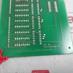 Schleicher Mde/A504 Printed Circuit Board 94V-0 4.02.200.504 Lue-w 020+038