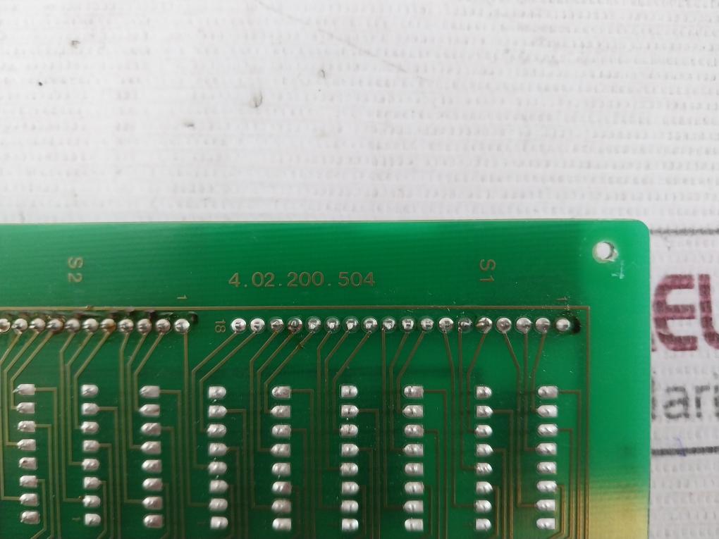 Schleicher Mde/A504 Printed Circuit Board Dc 12V 94V-0 0005-4053-000 1009